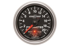 Universal Auto Meter AM Elite Gauges - Autometer Elite 52.4mm 0-2000F Pyrometer Peak & Warn w/ Electronic Control
