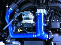 2013+ Scion FR-S, 2013+ Subaru BRZ AVO Reinforced Air Intake Hose - Silicone (Blue)