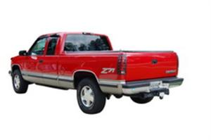 88-99 C1500 Pickup Old Body Style, 92-00 Yukon Old Body Style, 92-94 Blazer Old Body Style, 92-99 C1500 Suburban Old Body Style, 95-00 Tahoe Old Body Style, 99-00 Escalade Old Body Style AVS Sunroof Deflectors - Horizontal Slot (Black)