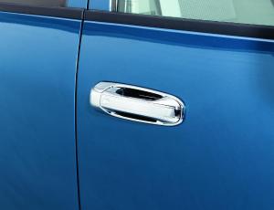 02-05 Liberty (Kj) 4DR, 02-08 Ram 1500 Pickup 4DR, 04-08 Durango 4DR, 05-07 Dakota 4DR AVS Door Handles - Chrome Door Handle Cover (w/o Passenger Keyhole)