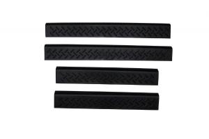 01-07 Sierra 1500 Extended Cab, 01-07 Silverado 1500 Extended Cab AVS Door Sills - Stepshield 4 pc. Front & Rear (Black)