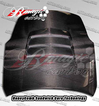 02-07 350Z B-Magic Carbon Fiber Hoods - Battle Series