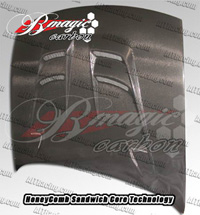 93-97 Altima B-Magic Carbon Fiber Hoods - Raiden Series