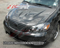 98-02 Corolla B-Magic Carbon Fiber Hoods - Raiden Series