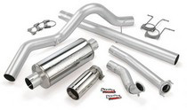 1997 Ford F250 7.3L (Crew Cab/Long Bed), 94-96 Ford F250 7.3L (Crew Cab/Long Bed), 94-97 Ford F350 7.3L (Crew Cab/Long Bed) Banks Monster Exhaust System (Chrome Stainless Steel Tip)