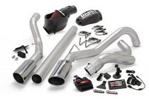 08-10 Ford F250 6.4L (All Cabs/Wheelbases), 08-10 Ford F350 6.4L (All Cabs/Wheelbases) Banks Six-Gun Bundle - Dual Exhaust (Black Stainless Steel Tips)