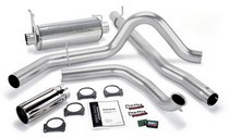 1999 Ford F250 7.3L (Catalytic Converter), 1999 Ford F350 7.3L (Catalytic Converter) Banks Git-Kit - Single Exhaust (Black Stainless Steel Tip)