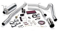 1999 Ford F250 7.3L (Automatic Transmission), 1999 Ford F350 7.3L (Automatic Transmission) Banks Stinger System - Single Exhaust (Chrome Stainless Steel Tip)