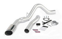 11-12 Chevrolet Silverado 6.6L LLM (Extended Cab/Long Bed, Crew Cab/Long Bed, Crew Cab/Short Bed) Banks Monster Exhaust System - Single (Black Stainless Steel Tip)