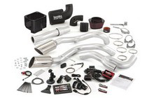 07-10 Chevrolet Silverado 6.6L LLM (Extended Cab/Short Bed, Crew Cab/Long Bed) Banks Six-Gun Bundle - Single Exhaust (Black Stainless Steel Tip)