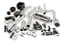 04-05 Chevrolet Silverado 6.6L LB7 (Extended Cab/Crew Cab/Long Bed) Banks Stinger System - Dual Exhaust (Black Stainless Steel Tips)
