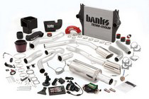 03-04 Dodge Ram 5.9L Catalytic Converter (Crew Cab/Long Bed) Banks PowerPack System - Single Exhaust (Black Stainless Steel Tip)