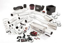 03-04 Dodge Ram 5.9L Catalytic Converter (Crew Cab/Long Bed) Banks Six-Gun Bundle - Dual Exhaust (Chrome Stainless Steel Tips)