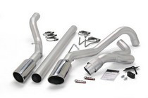 08-10 Ford F250 6.4L (All Cabs/Wheelbases), 08-10 Ford F350 6.4L (All Cabs/Wheelbases) Banks Monster Exhaust - Single (Black Stainless Steel Tip)