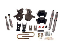 97-03 F-150 2WD Std / Ext Cab, Super Crew (Coils rated for V8 engine only), 97-99 F-250 Light Duty 2WD Std / Ext Cab (Coils rated for V8 engine only) Belltech Stage 3 Lowering Kit w/Nitro Drop 2 Shocks (Front Lowering: 2