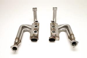 90-94 Carrera 2/4 B&B Performance Tri-Flo Header w/ Heat Exchangers 1-3/4