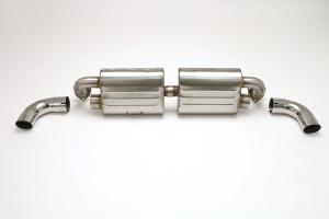 90-94 Carrera 2/4 B&B Performance Carrera 2/4 Muffler for B&B Header Twin Outlet 3