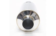 Universal BLOX Racing BX Universal Mufflers - 76.2mm N1 Angled Tip Muffler Universal