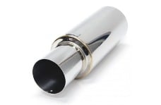 Universal BLOX Racing BX Universal Mufflers - 76.2mm N1 Straight Tip Muffler Universal