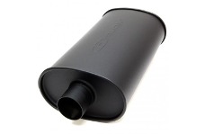 Universal BLOX Racing BX Universal Mufflers - 2.25 inch SL Sport Muffler - Matte Black