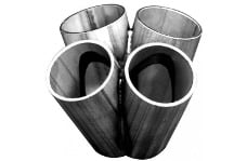 Universal BLOX Racing BX Flanges - Exhaust Flange - 2.5in (2-Bolt)