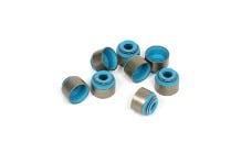 Universal BLOX Racing BX Billet Cam Seals - Valve Stem Seals Blue FKM - Set of 16 (Fits Both Intake & Exhaust)