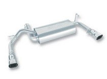 07-10 Wrangler 3.8L V6 AT/MT 2&4WD 2&4DR  Borla Stainless Steel Rear Section, Pipe Diameter 2.5