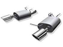 11-14 Ford Mustang (3.7L V6 Auto/Manual Trans RWD 2-Door Coupe/Convertible) Borla Exhaust - ATAK, Single Split Rear Exit