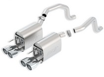 09-13 Chevrolet Corvette (C6 6.2L V8 Auto/Manual Trans RWD 2DR Coupe/Convertible) Borla Exhaust - S-Type II, Dual Split Rear Exit