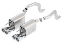 09-13 Chevrolet Corvette (C6 6.2L V8 Auto/Manual Trans RWD 2DR Coupe/Convertible) Borla Exhaust - Dual Split Rear Exit