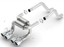 06-13 Chevrolet Corvette (Z06/ZR1 C6 Z06/C6 ZR1 7.0L/6.2L V8 Manual Trans RWD 2DR Coupe) Borla Rear Section Exhaust