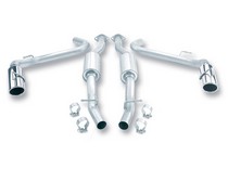 99-04 Ford Mustang Cobra 4.6L / 5.4L V8 Supercharged 2DR RWD (Automatic / Manual Transmission) Borla Exhaust Systems - Stainless Steel