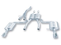 02-03 Audi A4 Quattro Turbo 1.8L 4 Cylinder AWD 4DR Borla Exhaust Systems - Split Rear Exit w/ Tip Style 3