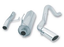 04-08 F150 4.6/5.4L V8 AT/MT 2&4WD 2&4DR EC,CRC, SB Borla Stainless Steel Cat-Back Exhaust System, Pipe Diameter 2.5