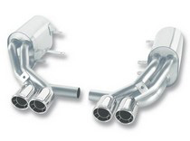 05-08 997 Non-Turbo 3.6L 6Cyl MT RWD 2DR Borla Stainless Steel Cat-Back Exhaust System, Pipe Diameter 2.25”/1.75”, Tip Size 3.5” RD x 6”, Tip Style Dual Round Rolled Angle Cut Intercooled