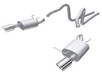 11-14 Ford Mustang (3.7L V6) Borla Cat Back Exhaust - S-Type