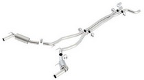 10-13 Chevrolet Camaro (SS 6.2L V8 Auto/Manual RWD) Borla Cat Back Exhaust - ATAK, No Tip (Uses Factory Valance)