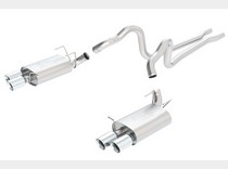 13-14 Ford Mustang (GT500 5.8L V8 Manual Trans Rear Wheel Drive 2-Door) Borla Cat Back Exhaust - Dual Split Rear Exit