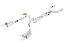 13-14 Ford Mustang (GT 5.0L V8 Auto/Manual Trans RWD 2-Door Coupe/Convertible) Borla Cat Back Exhaust - S-Type , Single Split Rear Exit