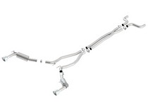 14-15 Chevrolet Camaro (SS 6.2L V8 Automatic/Manual Trans. Rear Wheel Drive 2 Door) Borla Cat Back Exhaust - S-Type , Single Split Rear Exit