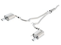 15-16 Ford Mustang (2.3L EcoBoost) Borla Cat Back Exhaust - ATAK, Single Split Rear Exit