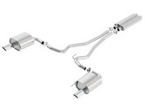 15-16 Ford Mustang (3.7L V6 Automatic/Manual Trans) Borla Cat Back Exhaust - Touring, Single Split Rear Exit