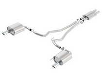 15-16 Ford Mustang (3.7L V6 Automatic/Manual Trans) Borla Cat Back Exhaust - S-Type, Single Split Rear Exit