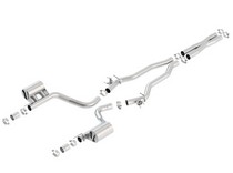 15-16 Dodge Challenger (SRT Hellcat 6.2L Automatic/Manual Trans Rear Wheel Drive 2 dr.) Borla Cat Back Exhaust - Single Split Rear Exit, ATAK