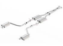 15 Dodge Challenger (3.6L V6 Automatic/Manual Trans. Rear Wheel Drive 2 door.) Borla Cat Back Exhaust - S-Type , Single Split Rear Exit