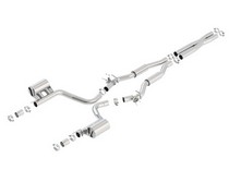 15-16 Dodge Challenger (SRT Hellcat 6.2L supercharged Rear Wheel Drive 4dr.) Borla Cat Back Exhaust - S-Type , Single Split Rear Exit