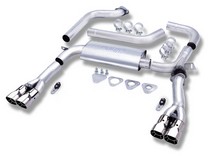 95-97 Chevrolet Camaro 5.7L V8, 95-97 Pontiac Firebird 5.7L V8 (Dual Catalytic Converter) 2DR Borla Exhaust Systems - Dual Cat 3 Inch Adjustable System