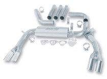 84-92 Pontiac Firebird 5.7L V8 Borla Exhaust Systems - Split Rear Exit w/ Tip Style 22 (Including Adapters)