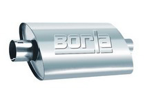 All Jeeps (Universal), Universal Borla Turbo Performance Muffler, Inlet 2.25