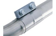 Universal Borla BOR Clamps & Accessories - Universal 2-1/2in Stainless Band Clamps
